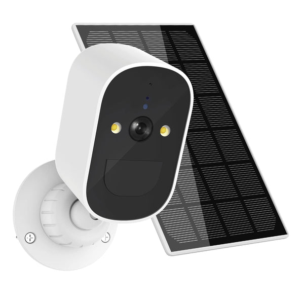 Battery Powered WIFI CCTV Camera Rechargeable with Solar Panel