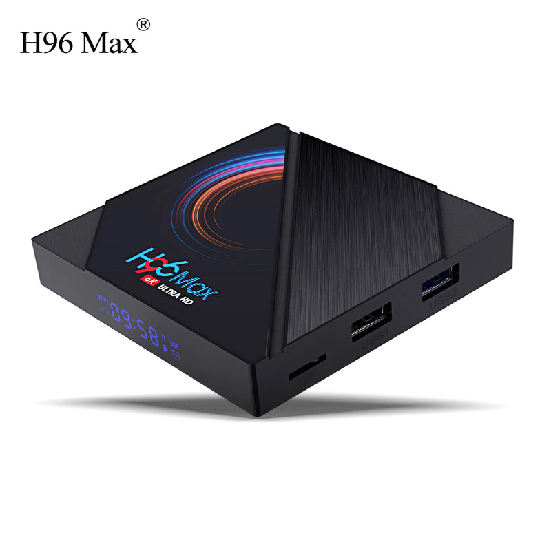 H96 Max 6k Ultra Hd Smart Tv Box With Remote Controller, Android 10.0