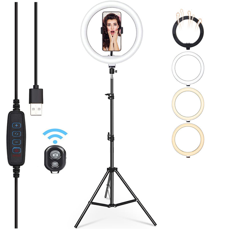 Selfie LED Ring with Tripod (10Inch)