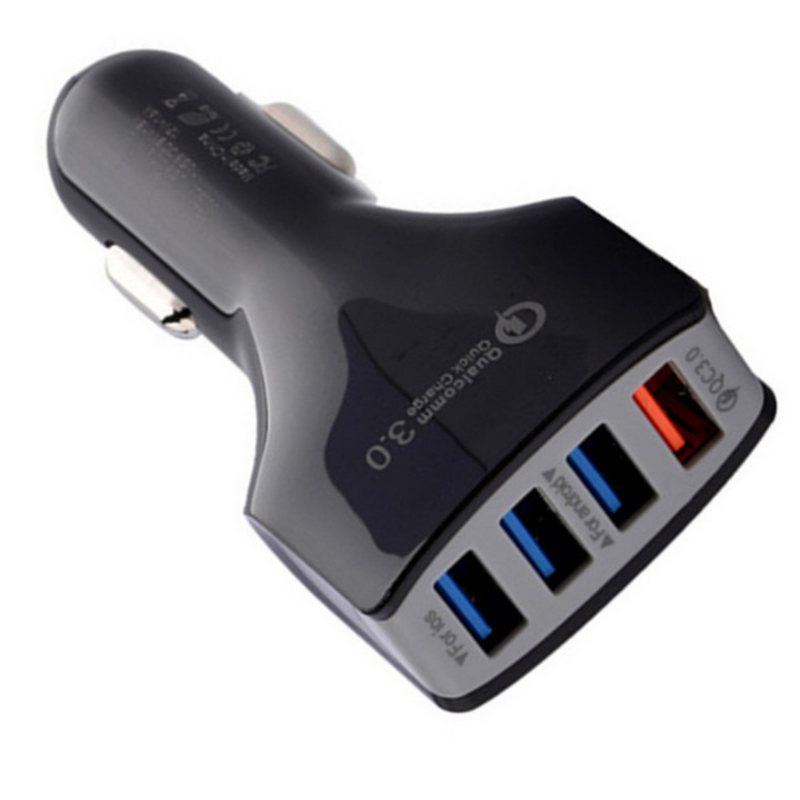 Universal 12V Fast Usb Car Charger Quick Charger QC3.0 with 4 Usb Ports