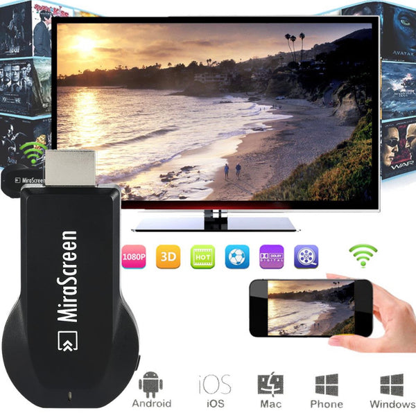 MiraScreen TV Stick Dongle - Mira Cast 1080p for Android/Iphone