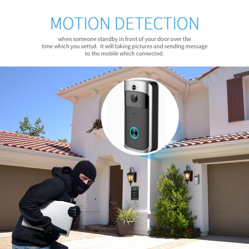 New Smart WiFi Video Doorbell With battery/ Chime