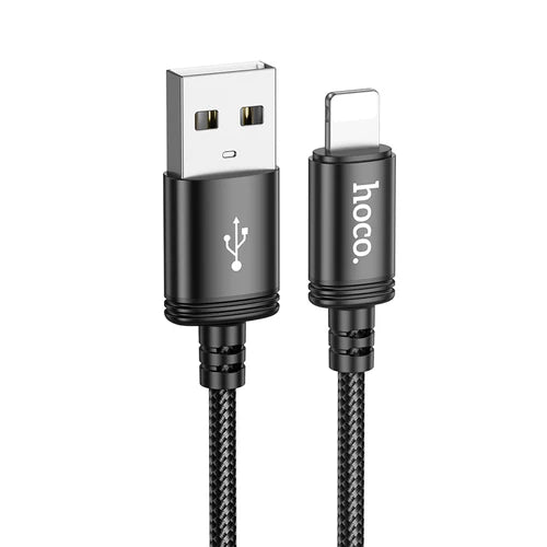 2.4A Nylon Braided Fast Charging Cable - Lightning (X89) 2 Meter