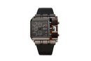 OULM Luxury Quartz Watch Men Square Dial Leather Band Watches Male Antique Wristwatch