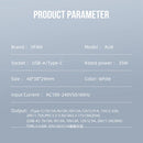35W GaN Ultra Fast Charger w/ USB-C & USB-A (AU8)