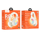 Bluetooth Headset w/ 46 Hours, RGB Light (W48)