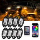 COLORFUL RGB 12V LED CAR UNDERGLOW LIGHT KIT CHASSIS AMBIENT LAMP WITH APP