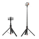 Premium 1.71m Selfie Stick with Drop-to-Open Tripod | Heavy-Duty Aluminum Stand with Bluetooth Remote (E31)