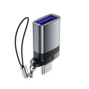 High-Speed USB-A to USB-C OTG Adapter | 10Gbps Data Sync & Charging Dongle (J7)