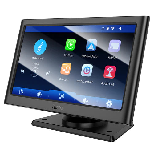 7 Inch Car Portable Screen w/ Wireless Apple Car Play, Wireless Android Auto, Screen Mirroring