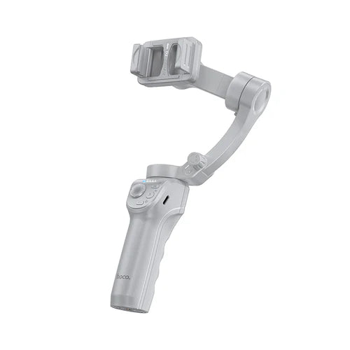 Automatic Face Tracking 3 Axis Smart Gimbal with LED Fill Light, Built in Mini Tripod, V5.2 Remote (K24)