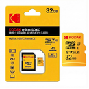 Kodak 32GB Micro SD Card U3 UHS-I + SD Adapter