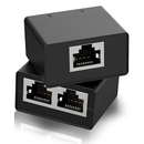 RJ45 Ethernet Splitter Adapter (1 to 2 Port) - 2 Pack
