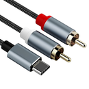 USB-C to 2 RCA Audio Cable