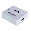 Mini VGA to HDMI Converter 1080P with Audio Adapter for PC, Laptop & Projector