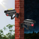Dummy Security CCTV Bullet Camera with Flashing LED Light Indication,