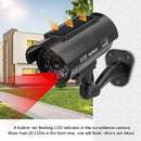 Dummy Security CCTV Bullet Camera with Flashing LED Light Indication,
