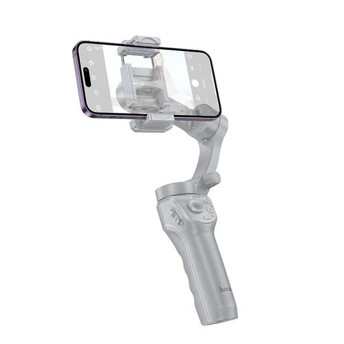 Automatic Face Tracking 3 Axis Smart Gimbal with LED Fill Light, Built in Mini Tripod, V5.2 Remote (K24)
