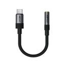 Premium Nylon Braided USB-C to 3.5mm Aux Audio Adaptor (J12)