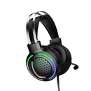 Premium Wired Gaming Headset with LED Light, Omnidirectional Microphone, 50mm Drivers (W117)