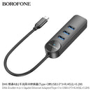 DH6 Erudite 4-in-1 Gigabit Ethernet Adapter(USB to USB3.0*3+RJ45)(L=0.2M)