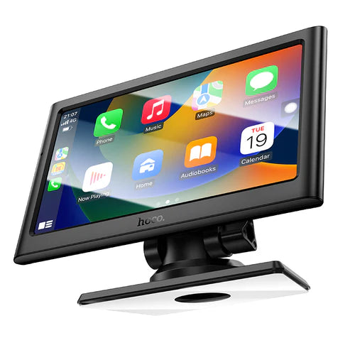 7 Inch Car Portable Screen w/ Wireless Apple Car Play, Wireless Android Auto, Screen Mirroring