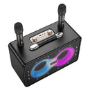 40W Peak Power Bluetooth Speaker w/ 2 Wireless Microphone, RGB Light (HA8)