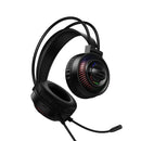 Premium Light-Weight Wired Gaming Headset with LED Light, Omnidirectional Microphone, 40mm Drivers (W118)