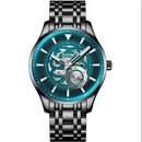 DOM Men's Automatic Mechanical Sports Watch - Stainless Steel, 30M Water Resistant