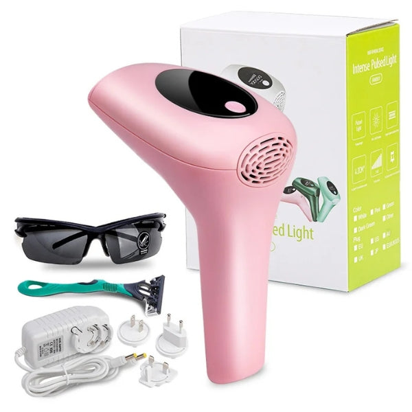 IPL Laser Hair Epilator with Goggles and Shaver