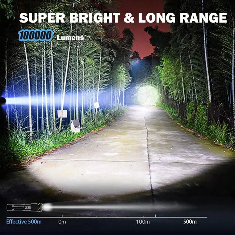1500 Lumens Handheld  Rechargeable Led Flashlight TORCH