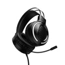 Premium Wired Gaming Headset with LED Light, Omnidirectional Microphone, 50mm Drivers (W117)