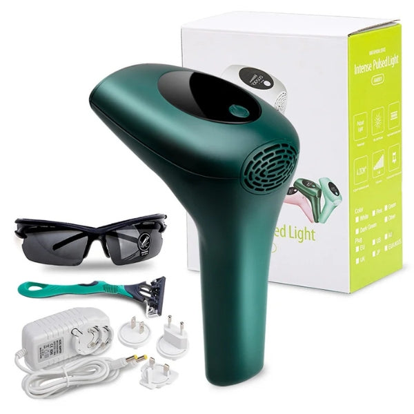 IPL Laser Hair Epilator with Goggles and Shaver