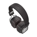 Leather Bluetooth Headset with Mirror LED Light, Gen 6.0 Bluetooth (W72)