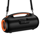 600W Bluetooth Party Speaker with 2 Wireless Microphones, RGB Light, 6000mAh Battery, IPX5 Waterproof (DS67)