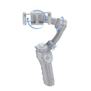 Automatic Face Tracking 3 Axis Smart Gimbal with LED Fill Light, Built in Mini Tripod, V5.2 Remote (K24)