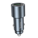 48W PD+QC Super Fast Car Charger w/ Metallic Body, LED Ring Light (Z60)