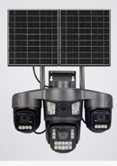 4 Lens 4G Solar CCTV Camera 12MP