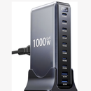 GAN 4 Pro 1000W GaN Charging Station | 10-Port Fast Charger (8 USB-C + 2 USB-A)