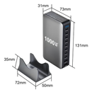 GAN 4 Pro 1000W GaN Charging Station | 10-Port Fast Charger (8 USB-C + 2 USB-A)