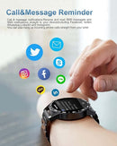 LIGE Smart Watch  with Bluetooth Call Receive/Dial, Fitness Tracker 1.32'' HD DIY Full Touch Screen Smartwatch with Heart Rate/Sleep Monitor, IP67 Waterproof Watch