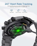 LIGE Smart Watch  with Bluetooth Call Receive/Dial, Fitness Tracker 1.32'' HD DIY Full Touch Screen Smartwatch with Heart Rate/Sleep Monitor, IP67 Waterproof Watch