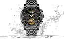 DOM Men's Automatic Mechanical Stainless Steel Watch - Black