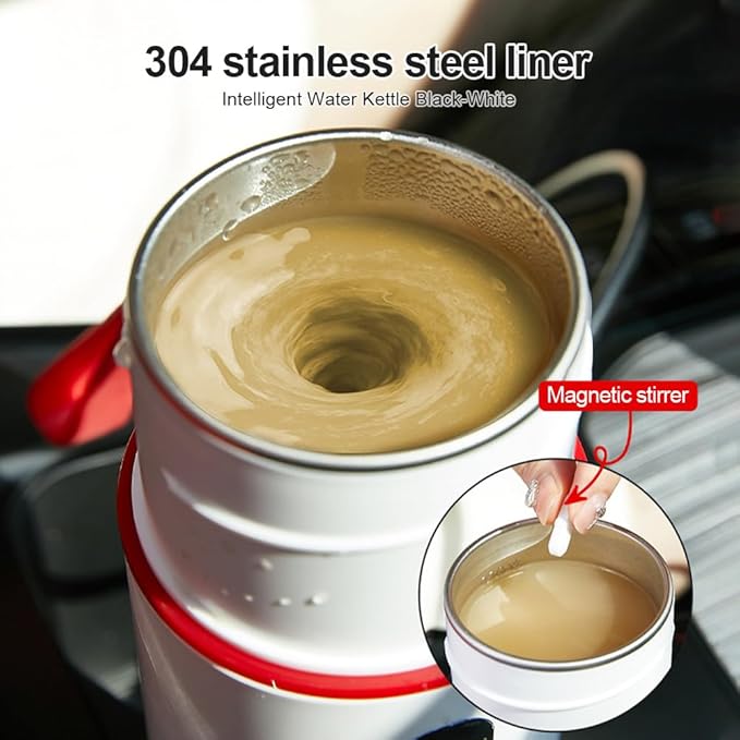 12V 24V Car Heated Travel Mug Travel Coffee Warmer Portable Insulated Cup