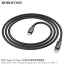 Kelly 60W rotating charging data cable Type-C to Type-C