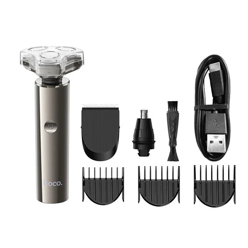 3 in 1 Grooming Set with Shaver, Hair Clipper, Nose Hair Trimmer (HP36)