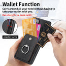 Card Holder w/ Ring & Magnet (Black)