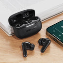 Premium TWS Earbud with 6 Mic, Hybrid ANC Noise Cancellation -52dB, IPX4 Waterproofing, 6 Hours, 10 Min Fast Charging (W5)