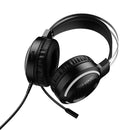 Premium Wired Gaming Headset with LED Light, Omnidirectional Microphone, 50mm Drivers (W117)