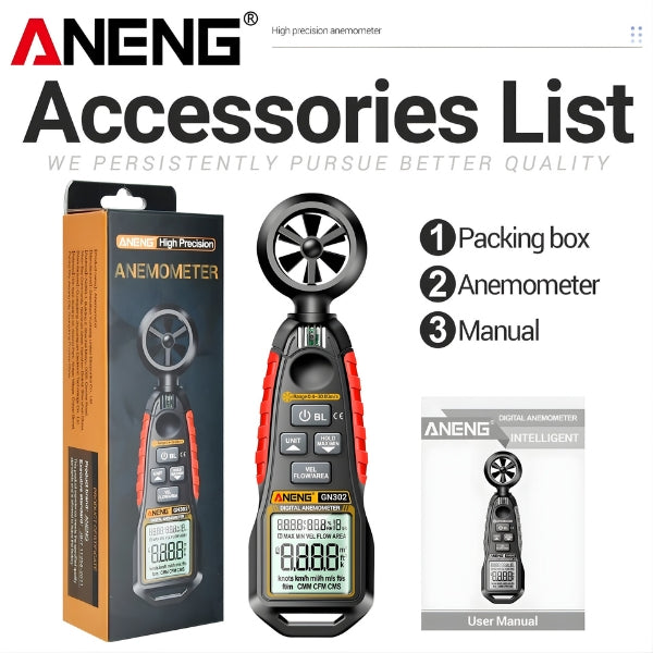ANENG GN302 Handheld Anemometer